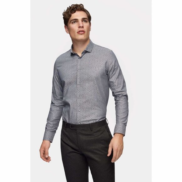 DAMAT Grey Casual Shirt (Slim Fit) - Picture 1 of 4